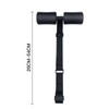 Tiardey Nordic Hamstring Curl, Adjustable Nordic Curl Strap for Sit-ups,