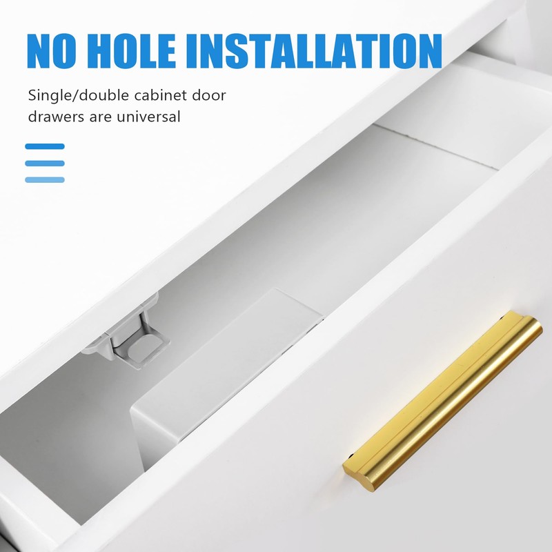 Jevina Invisible Cabinet Lock Cabinet RFID Locking Kit IC Card