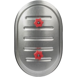 14" Inch Round Duct Access Door - Ducting Inspection and Maintenance - Airtight Seal with Rubber Gasket - Knob Tightening - Wide Usage Temperature Range
