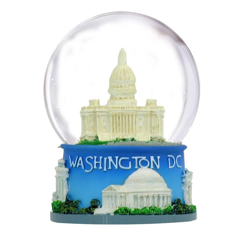 Washington DC Snow Globe Featuring The Capitol Building and DC