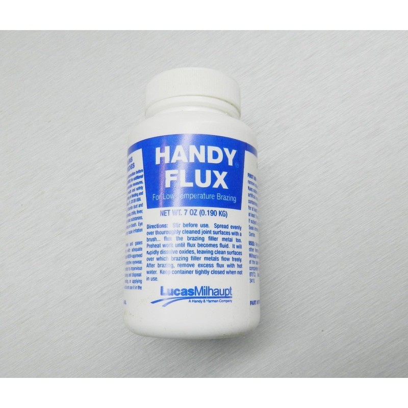 HANDY FLUX PASTE 7 OZ JAR w/ BRUSH CAP -