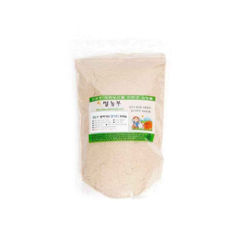 쌀농부 쌀겨가루 500g 생가루/미강 /국내산 현미로 만든 미강가루 Rice Farmer
