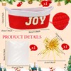 1 Set Christmas Gift Basket Empty Small Woven Rope Basket