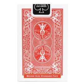 Bicycle NEW - BICYCLE - BRIDGE-Size Plastic Coated Playing Cards - RED