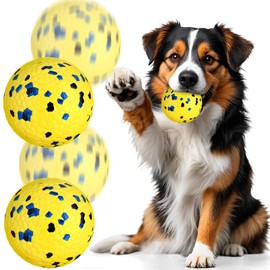 Mity rain Dog Balls - Upgrade E-TPU Durable, Indestructible Dog Ball for Small, Medium & Large Dogs | Bouncy Floating Water Pool Toys for Aggressive Chewers Fetch & Training