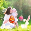 8 Pieces Easter Decorations Egg Bunny Easter Outdoor Decor Rabbits