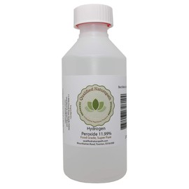 Food Grade Hydrogen Peroxide - 12% (11.99%) - 1100ml | Pure Unstabilized H2O2 (H-O-O-H)