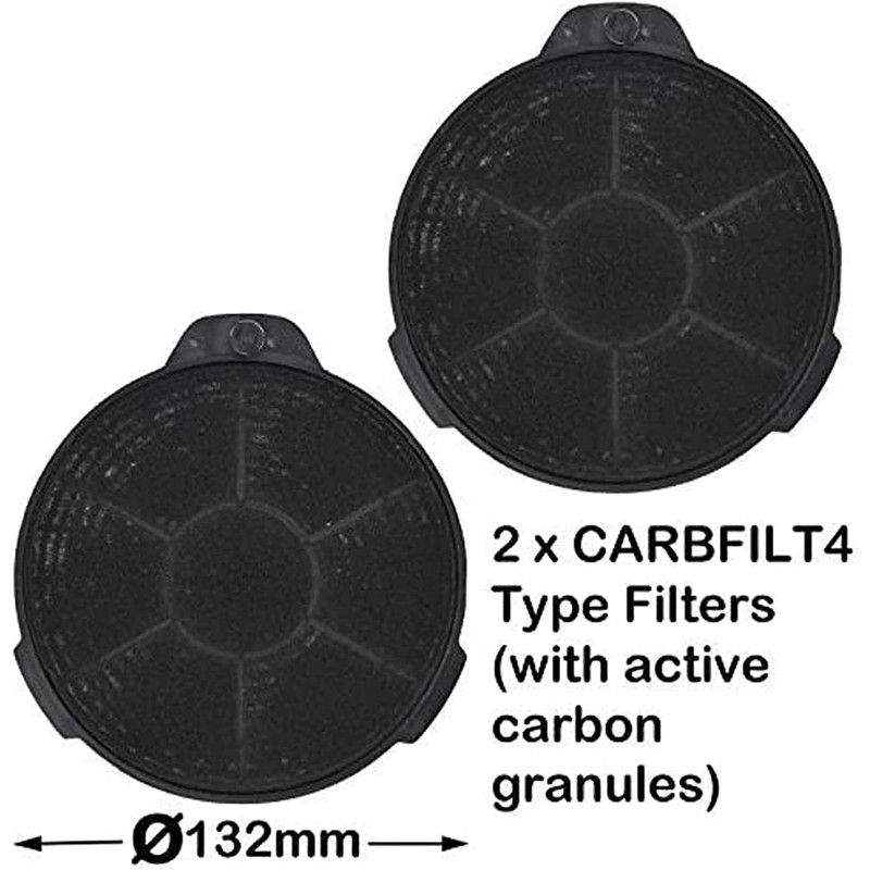 SPARES2GO Carbon Charcoal Vent Filter for B&Q CATA Extractor Cooker