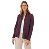 Cecil Women's Lightweight Ottoman Jacket, Mulberry Red, XL