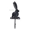 Vintage Bunny Rabbit Wall Hook Key Towel Coat Hanger Rustic