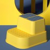 Toilet Step Stool Plastic Non Slip Heavy Duty Rollover Prevention