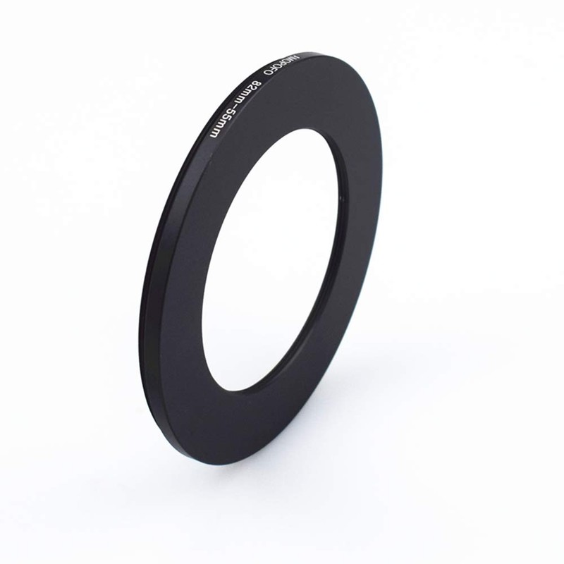 82 mm - 55 mm step-down rings filter adapter ring