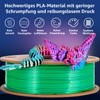 dikale Silk Tricolor PLA+ 1.75 mm, 3D Printer Filament PLA