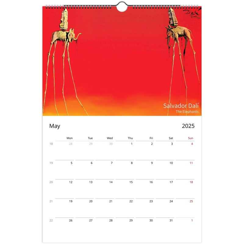 2025 Art Calendar - A Journey Through Masterpieces