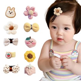 Set of 10 Baby Hair Clips, Baby & Children, Hairpins, Bangs Clips, Hair Accessories, Side Clips, Bangs, Cute, Stylish, Girls, Birthday Gift, A Type