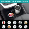 OUSUWO Center Console Cup Holder Organizer Compatible with 2022-2025 Toyota