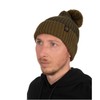 FOX Heavy Knit Bobble Fishing Hat, olive green