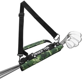 Golf Club Bag Mini for Men Women Kids Driving Range Course Practice, Golf Pencil Bag with Shoulder Straps Sleeves Lightweight Durable Fashion Color Black Blue Pink for Golf Training (Aquamarine)