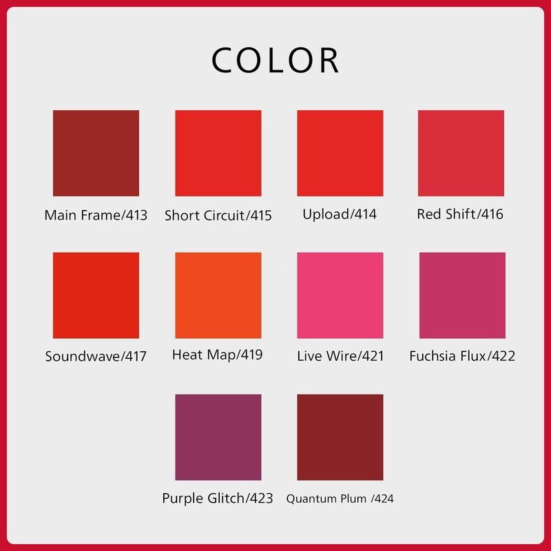 SHISEIDO Makeup Techno Satin Gel Lipstick 416 Red Shift 3.3g