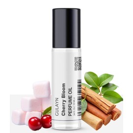 GULAYN Cherry Bloom Perfume Oil – Sweet Fruity Floral Fragrance for Women, 10 ml Roll-On