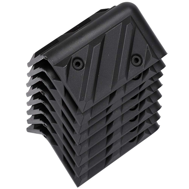 8PCS Thickening Speaker Corner with Screw Kits, Protector Plastic Right-Angle