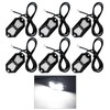 GZ5CG Led Rock Lights White 6 Pods 18LEDs 210 Degree