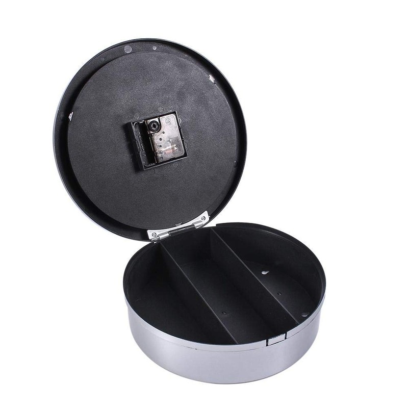 Safe Clock, Hidden Secret Wall Clock Safe Container Box Almacenamiento