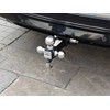 TOPTOW 64180 Trailer Receiver Hitch Triple Ball Mount with Hook,