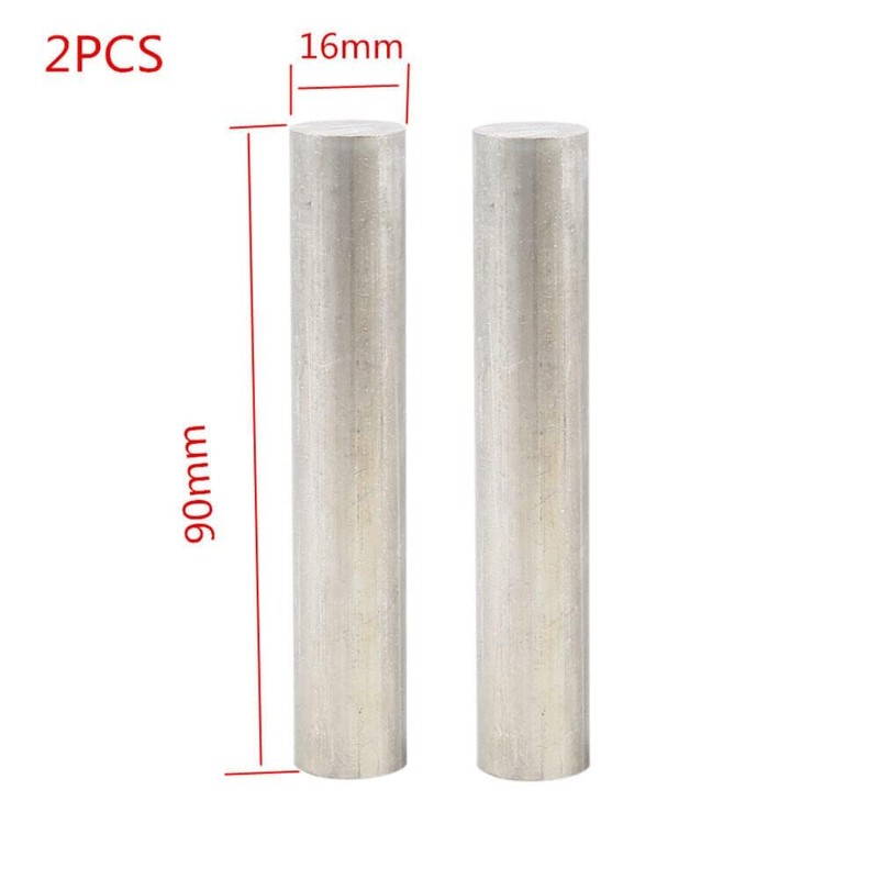 TEAMWILL 20PCS 99.99％ Magnesium Metal Rod Mg Bar 16mm x