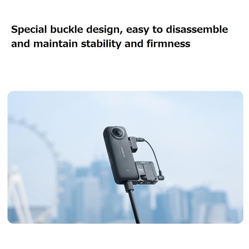 Twaxl Insta360 ONE X4 Audio Adapter (Vertical Lens) Audio Head