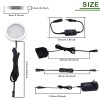 Aiboo Under Cabinet Led Puck Lights Kit With Touch Dimming