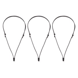 KISSITTY 30pcs Adjustable Braided Cord Necklaces Half Finished Black Waxed Polyester Necklace String Rope Cords Choker for Women DIY Necklace Jewelry Making Fit for Charms Pendants