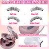 MOTIBACK Doppellagige magnetische Wimpern-Pink Set 24P+24P