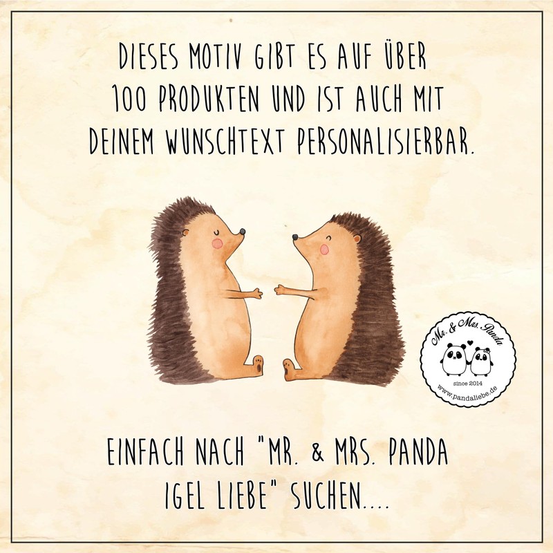 Mr. & Mrs. Panda 50 x 100 Hand Towel Hedgehog