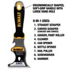 DEWALT 9-in-1 Painter's Tool | Straight Scraper, Curved Scraper, Gouger,