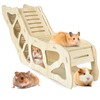 Hamster Tunnel Hideout Climbing Ladder,Burying in Hamster for Bedding, Digging