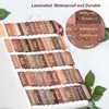Gold Foil Earthy Brown Bible Tabs for Women/Men/Kids, 100 Laminated