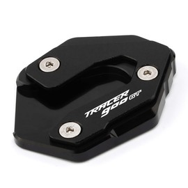 ZESIDIMO Side Stand Plate Extension Motorcycle Stand Accessories for Yamaha Tracer 900 GT Tracer900gt 2014-2018 2019 2020 Tracer 900gt (Black)