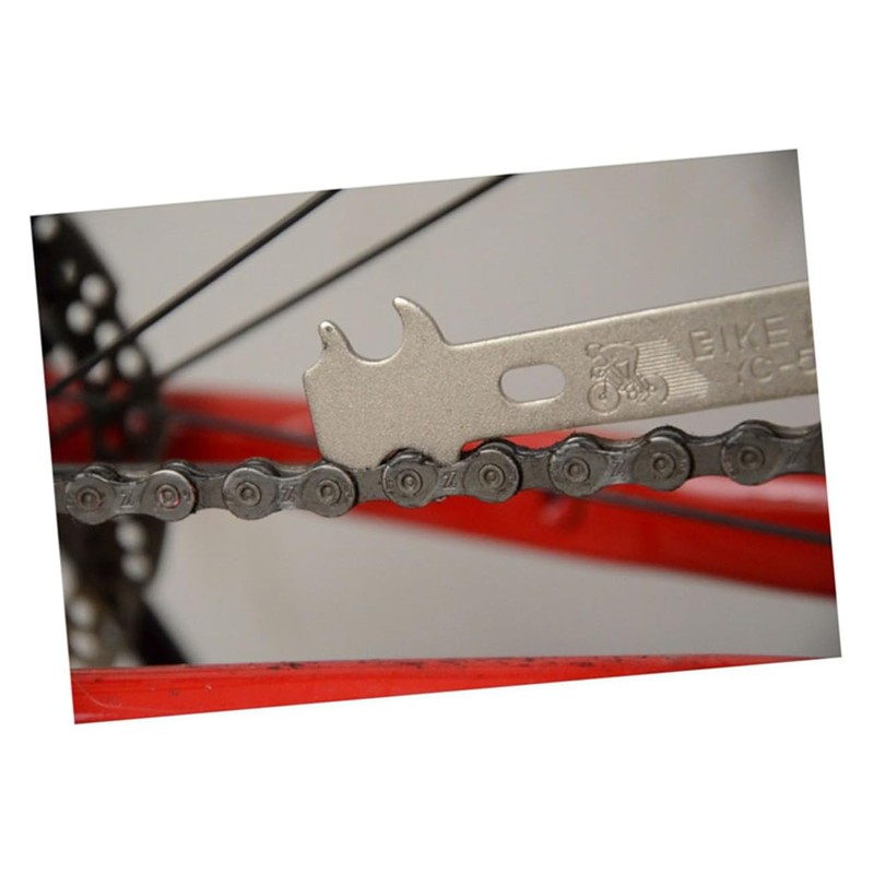 BESPORTBLE Bike Chain Checker Tool Chain Wear Indicator for Road