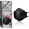 KUCHIRAKU MASK 4562355181095-3 Kuchiraku Mask, Black, 30 Sheets x 3