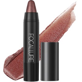 FOCALLURE Ultra Chic Lipstick,Rich Vitamin E Lip Crayon,Lightweight Color without Drying or Fading,Long Lasting Lips Makeup,#24 Copper