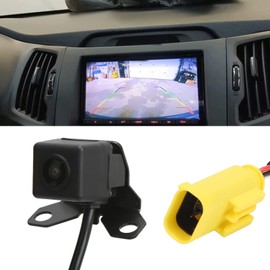 Akozon Car Backup Camera, Rear View Camera Park Assist Cam 95750‑3W110 IP68 Waterproof Rear Parking Assist Camera Replacement for Kia Sportage 2011‑2014