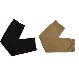 Shoes Lane 2 x BLACK & NUDE MUSLIM ISLAMIC SLEEVES GLOVES ARM COVER STRETCHY FABRIC ABAYA SLEEVES HIJAB