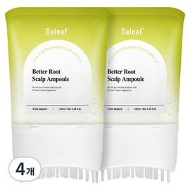 Dalif Better Root Hair Loss Brush Scalp Ampoule, 100ml, 4 pcs / 달리프 베러루트 탈모 브러쉬 스칼프 앰플, 100ml, 4개