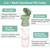 Pill Crusher, Cutter and Grinder, Pill Splitter Crushes Pills, Vitamins,