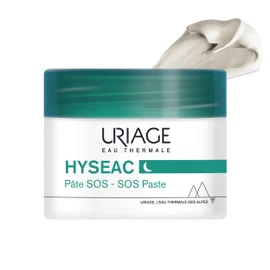 Uriage Hyséac SOS Paste Anti-Blemish 15 ml - Night Cream for Pimple Ageing - Oily Acne Prone Skin - With Green Clay, Zinc & Tea Tree - Corrects Pimple from First Night