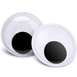 Fingooo 6 Inch Giant Googly Eyes Large Wiggle Eyes With Self Adhesive