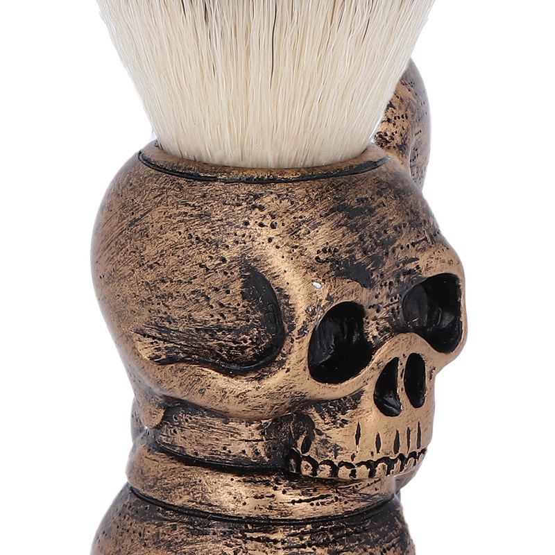 Men's Shaving Brush with Creative Skeleton Shape Handle Facial Beard