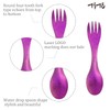 TiTo Titanium Spork 2-in-1 Multifunctional Spoon Fork Lightweight Portabale Flatware