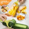 4 Pcs Vegetable Potato Peelers for Kitchen, Fruit Carrot Zucchini